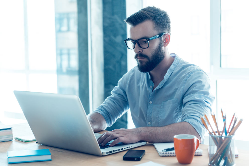 Man on laptop